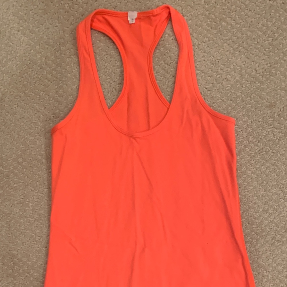 Orange Lululemon Cool Racerback